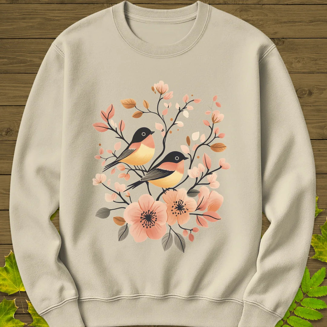 Nature's Melody Sweatshirt in Sand