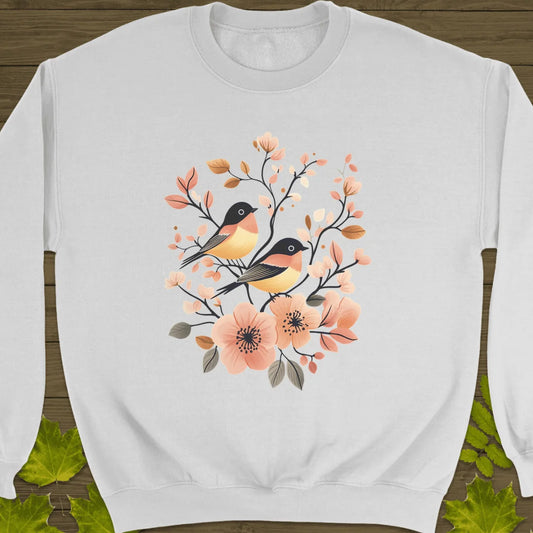 Nature's Melody Sweatshirt in White