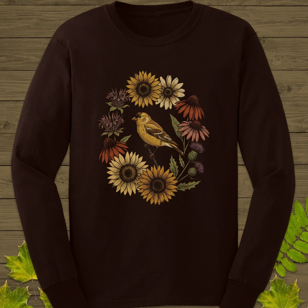 Gold In Bloom Long Sleeve Dark Chocolate