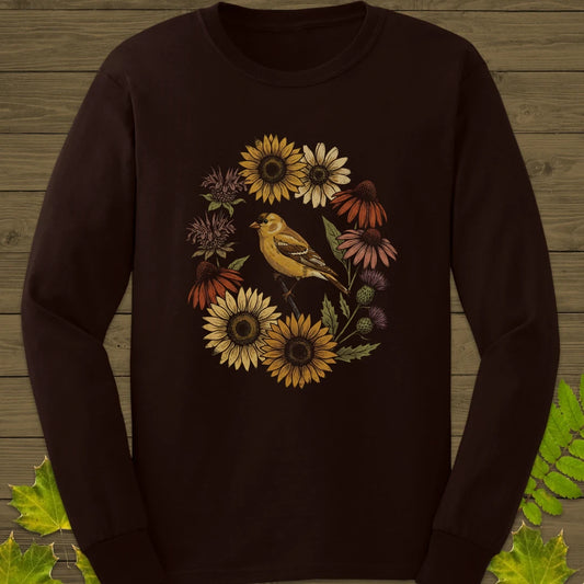 Gold In Bloom Long Sleeve Dark Chocolate