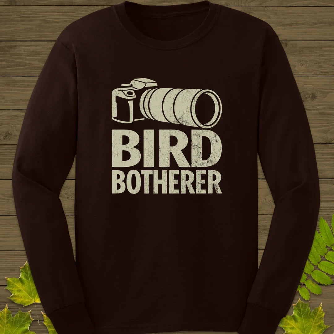 Bird Botherer Long Sleeve Dark Chocolate
