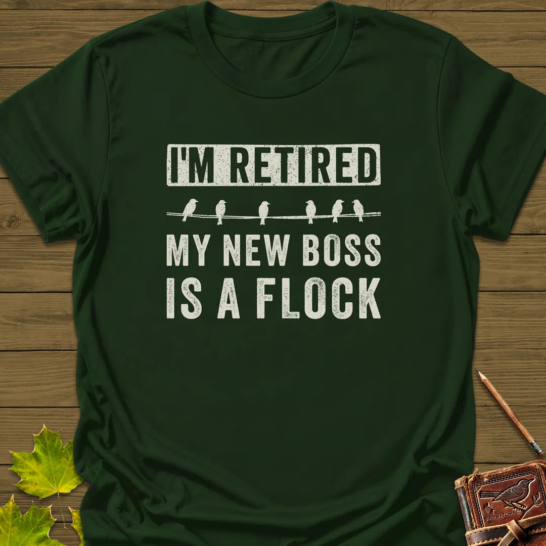 I'm Retired T-Shirt in Forest Green