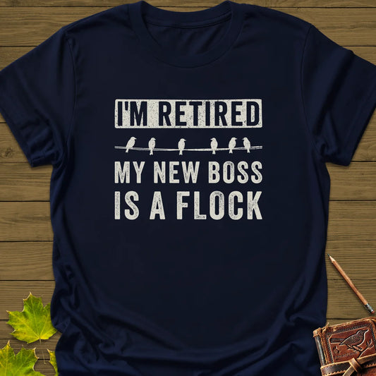 I'm Retired T-Shirt in Navy