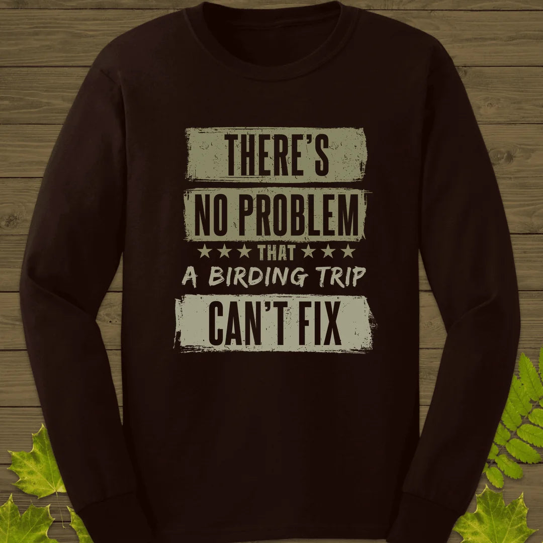 Birding Trip Fix Long Sleeve in Dark Chocolate
