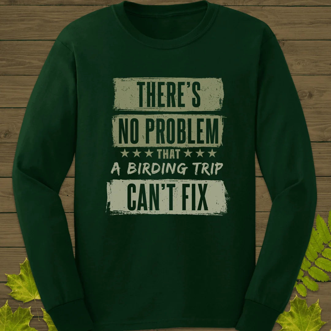 Birding Trip Fix Long Sleeve in Forest Green
