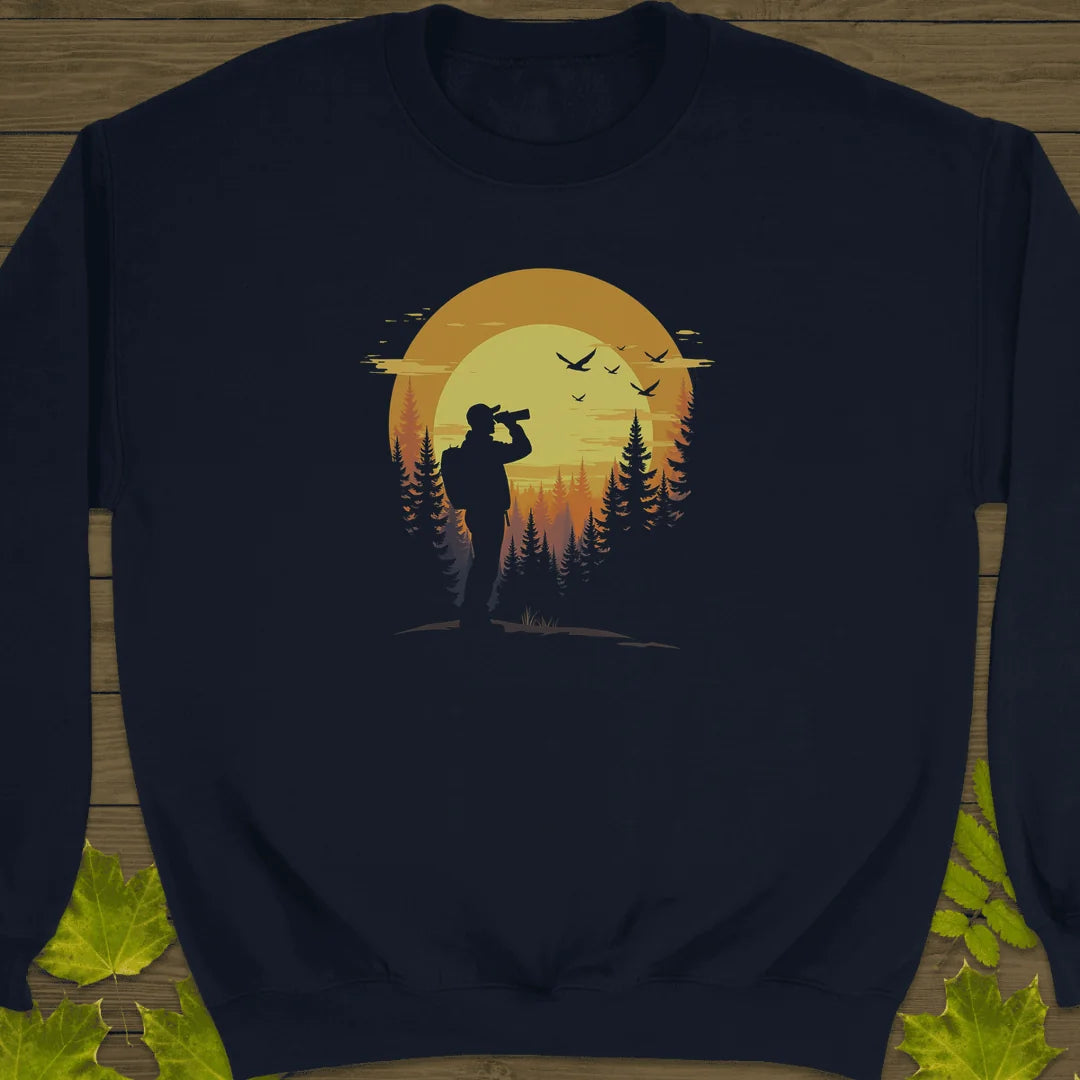 Birdwatcher’s Sunset Sweatshirt in Navy
