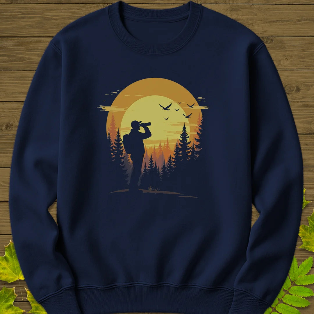 Birdwatcher’s Sunset Sweatshirt in Navy