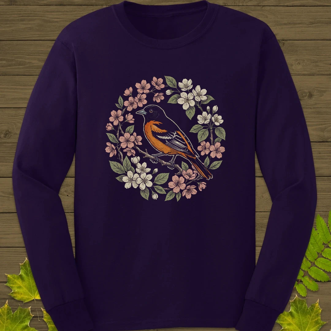 Baltimore Bloom Long Sleeve Purple