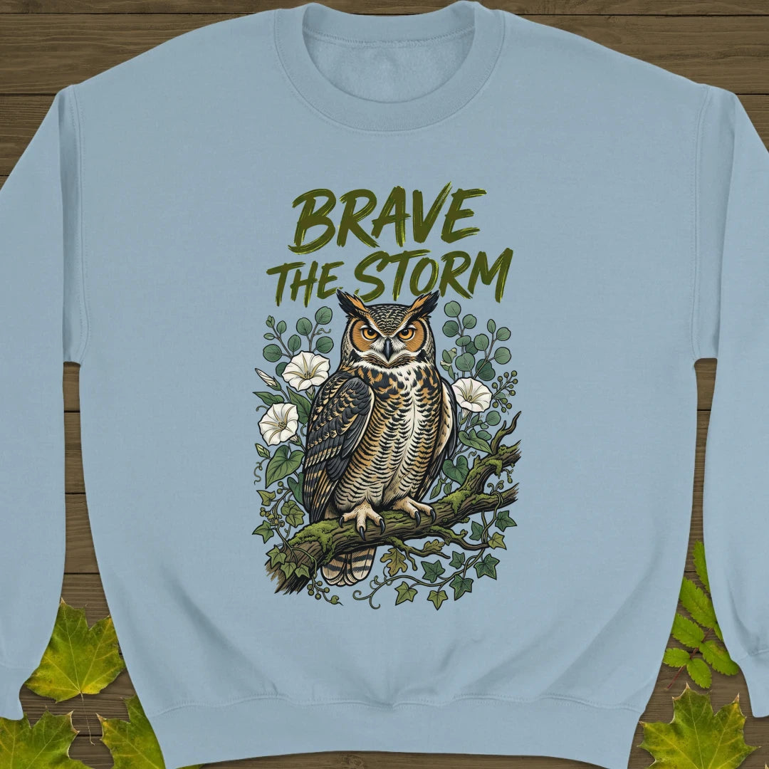 Brave The Storm Sweatshirt Light Blue