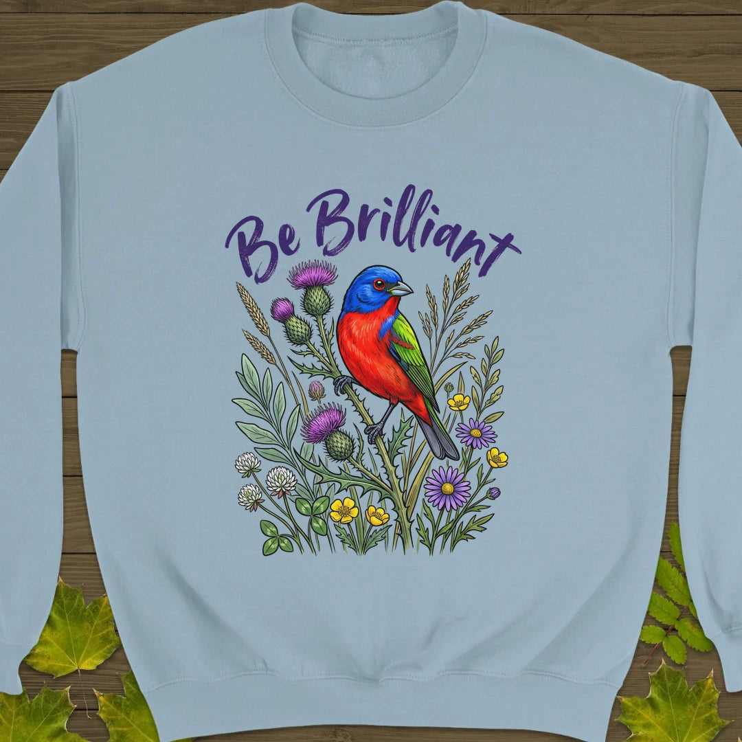 Be Brilliant Sweatshirt Light Blue