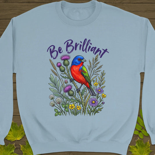 Be Brilliant Sweatshirt Light Blue
