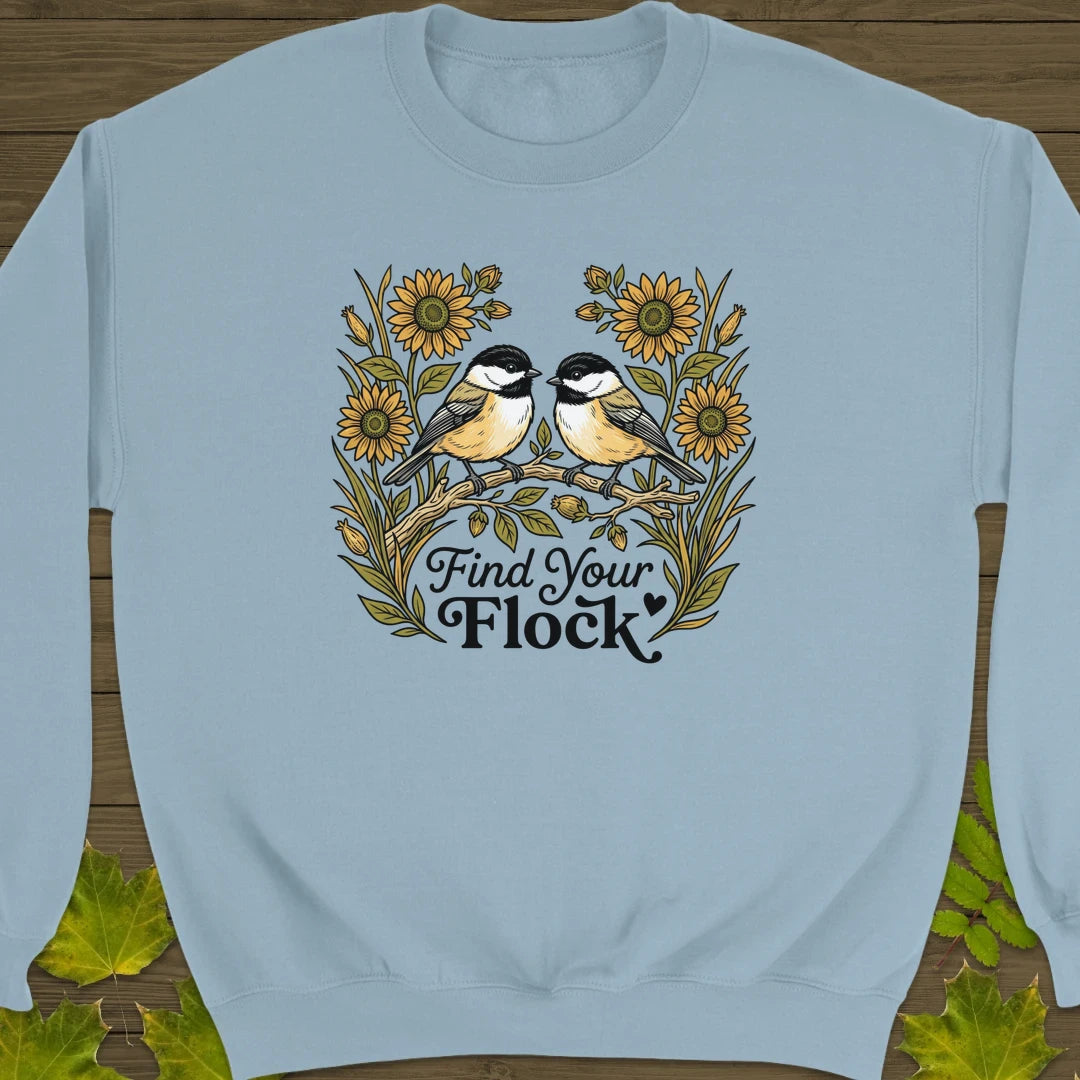 Find Your Flock Sweatshirt Light Blue