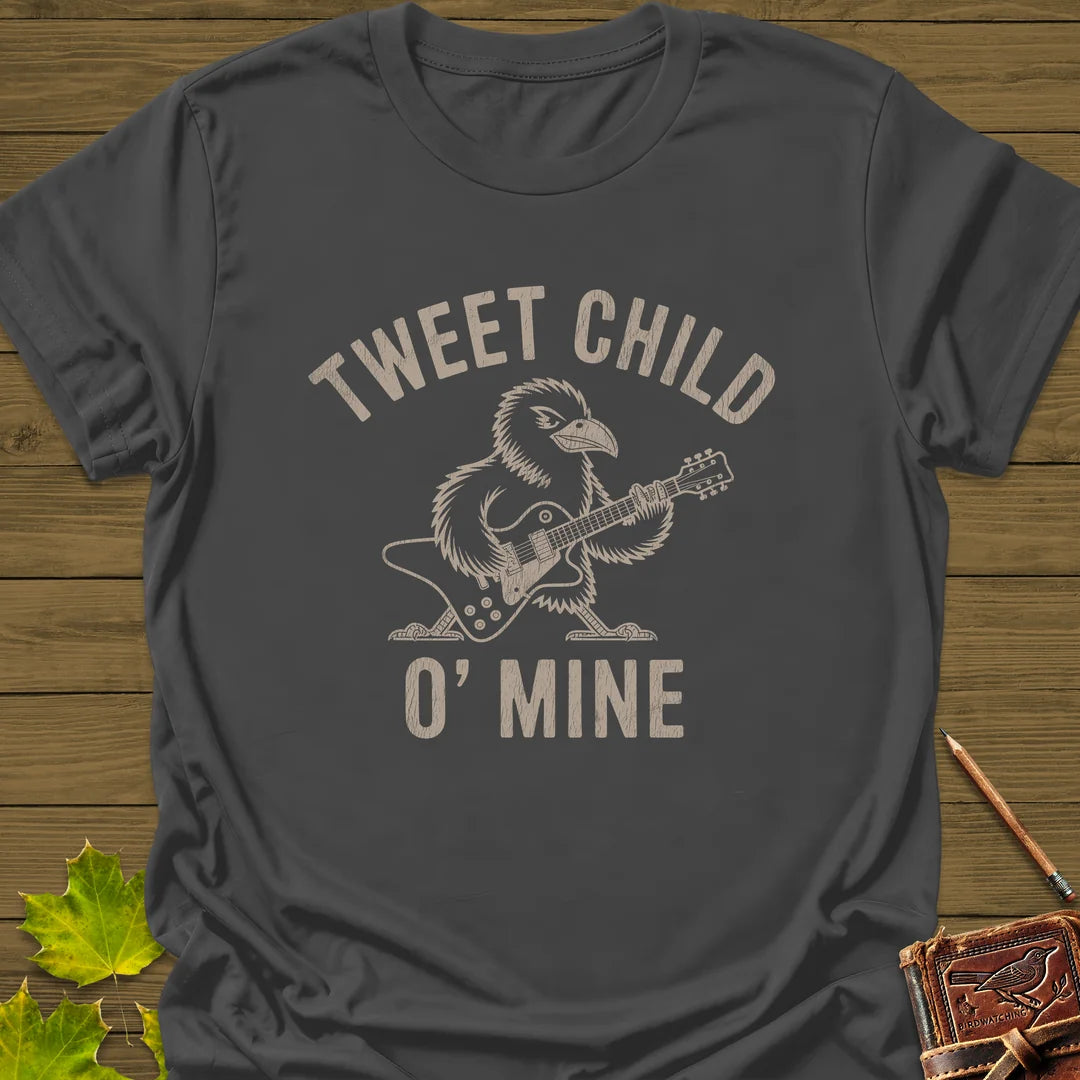 Tweet Child T-Shirt in Charcoal
