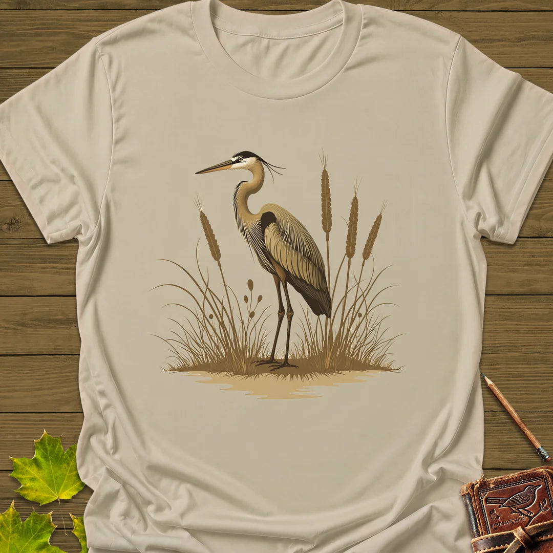 Heron Harmony T-Shirt in Sand