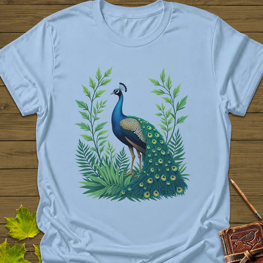 Regal Peacock T-Shirt in Light Blue