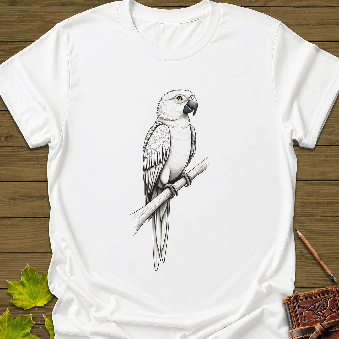 Parrot Perspective T-Shirt in White