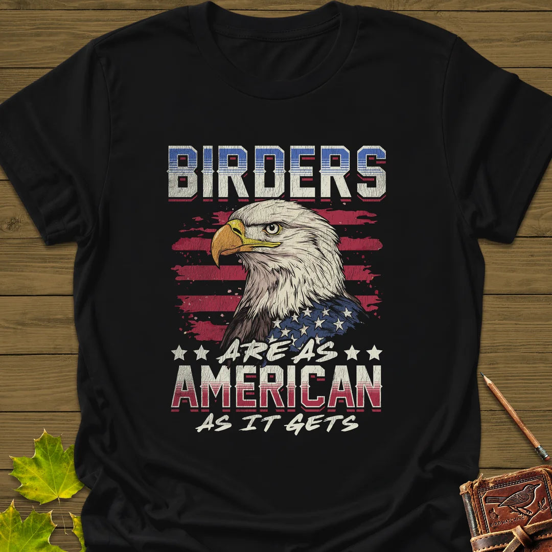 American Birder T-Shirt in Black