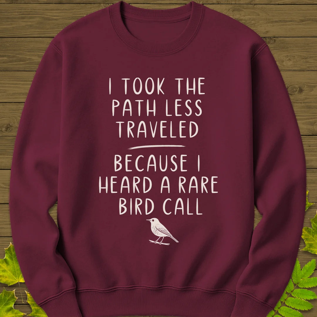 Path Less Traveled Sweatshirt in Maroon