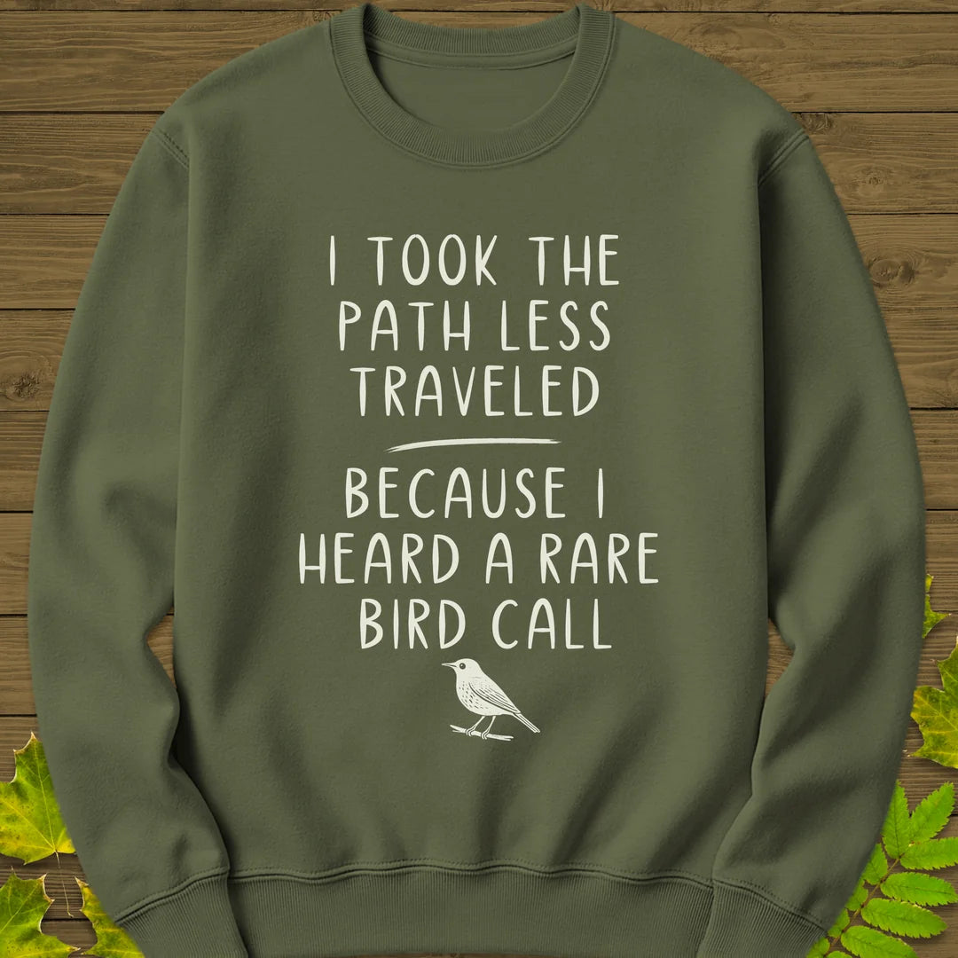 Path Less Traveled Sweatshirt in Military Green