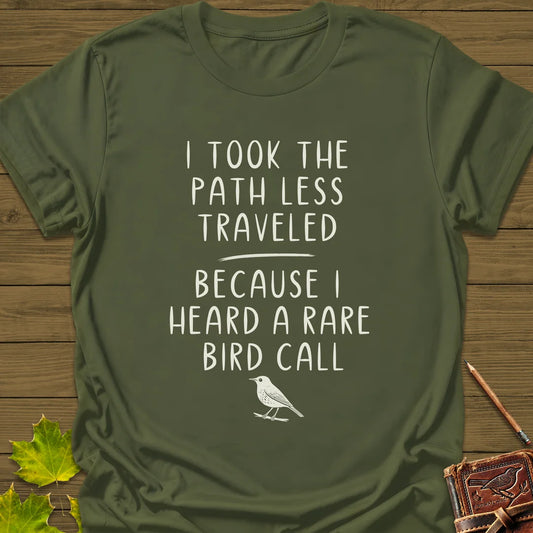 Path Less Traveled T-Shirt in Military Green
