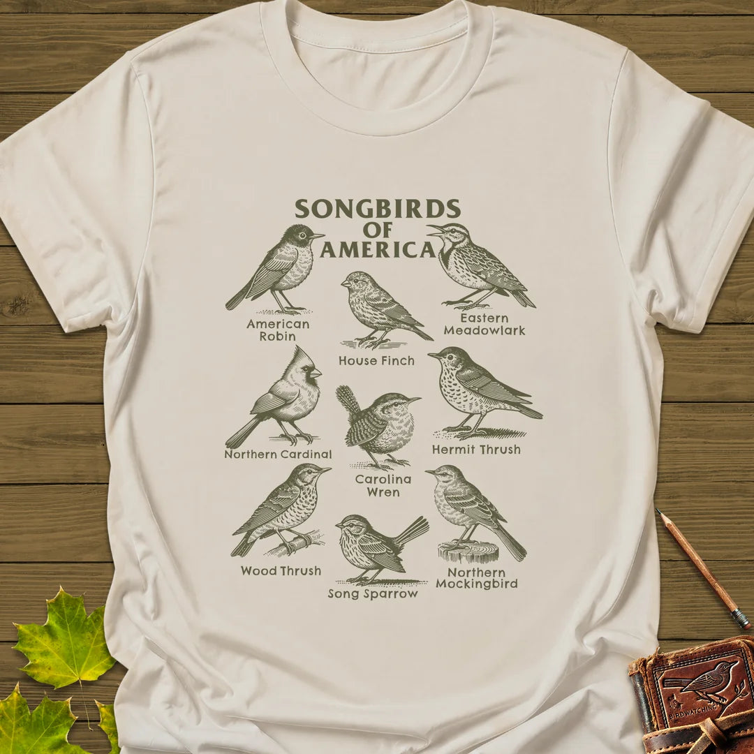 Songbirds of America T-Shirt in Natural