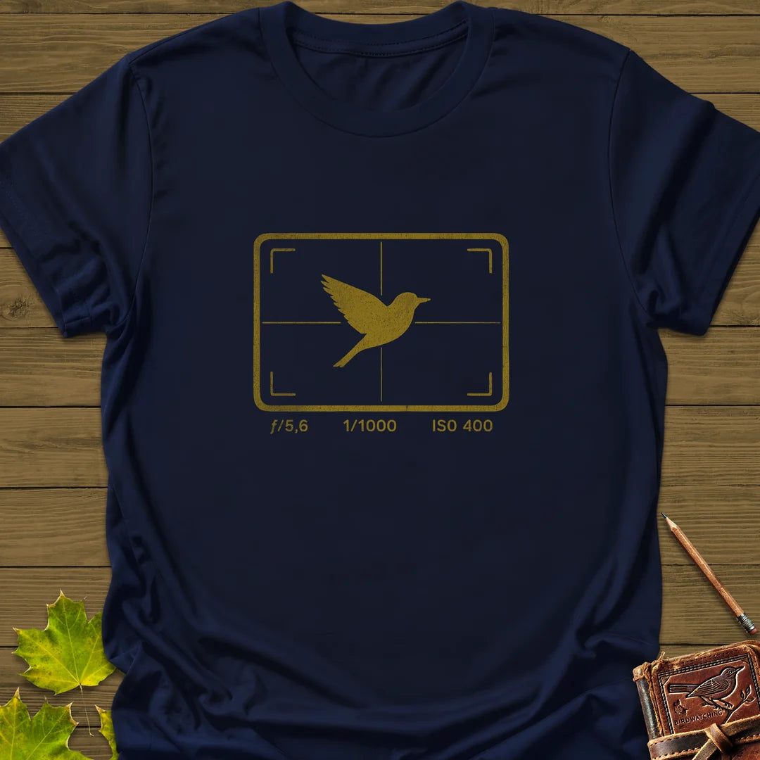 ISO 400 Bird Photography T-Shirt in Navy