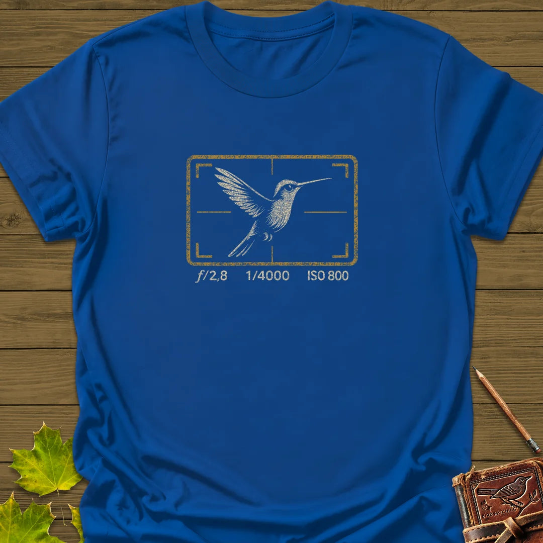 Hummingbird Photography T-Shirt in Royal