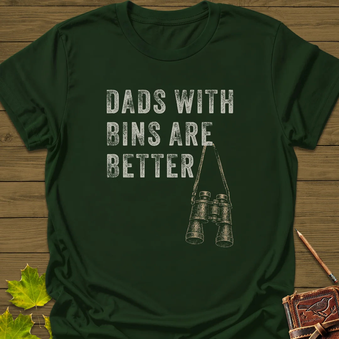 Dads With Bins T-Shirt in Forest Green