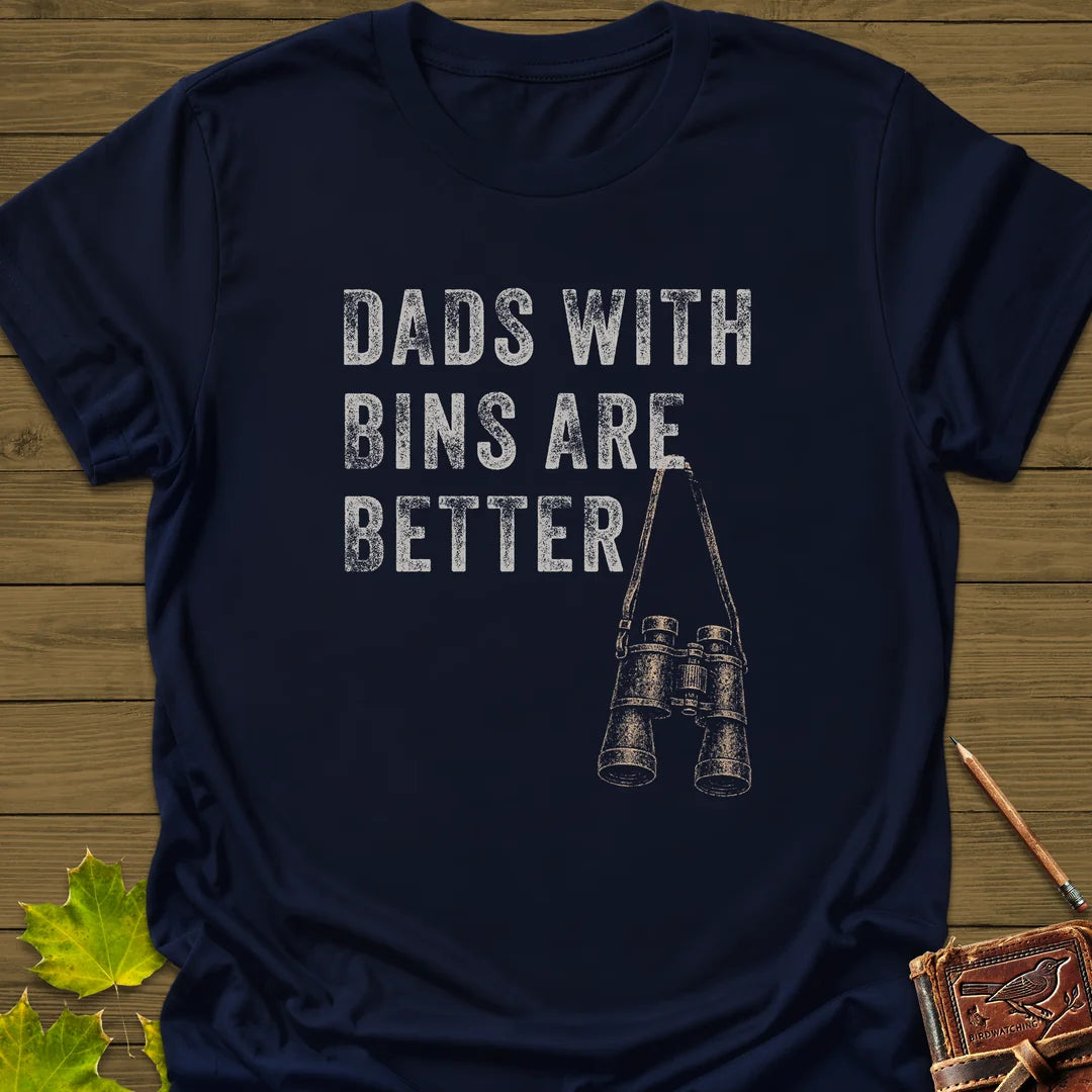 Dads With Bins T-Shirt in Navy