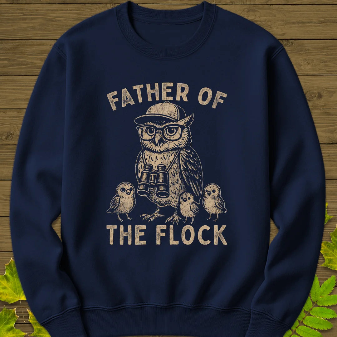 Father Of The Flock Sweatshirt in Navy