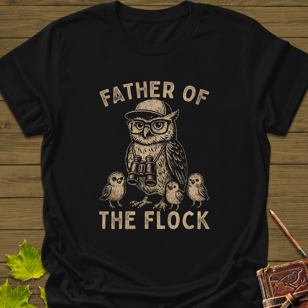 Father Of The Flock T-Shirt in Black