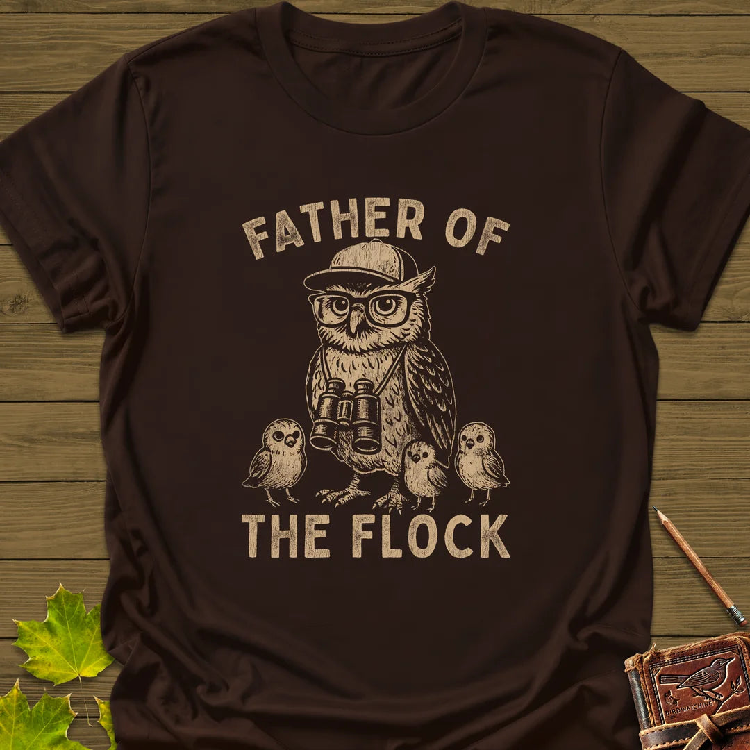 Father Of The Flock T-Shirt in Dark Chocolate