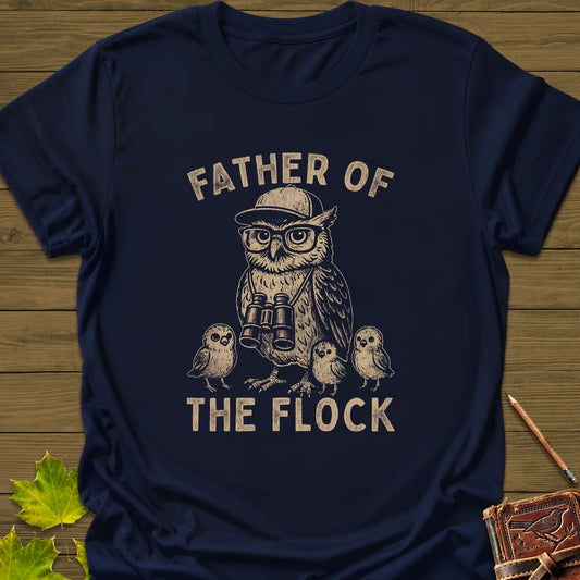 Father Of The Flock T-Shirt in Navy