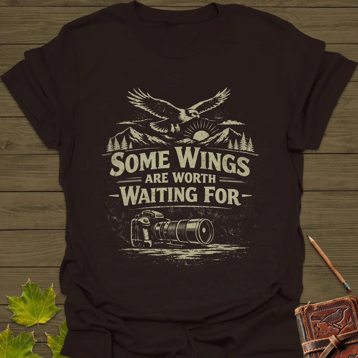 Some Wings T-Shirt Dark Chocolate