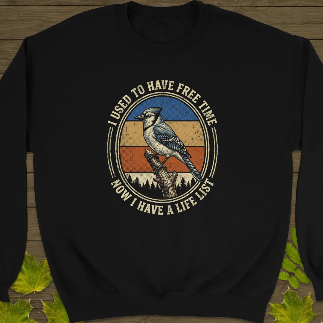 Free Time Sweatshirt Black
