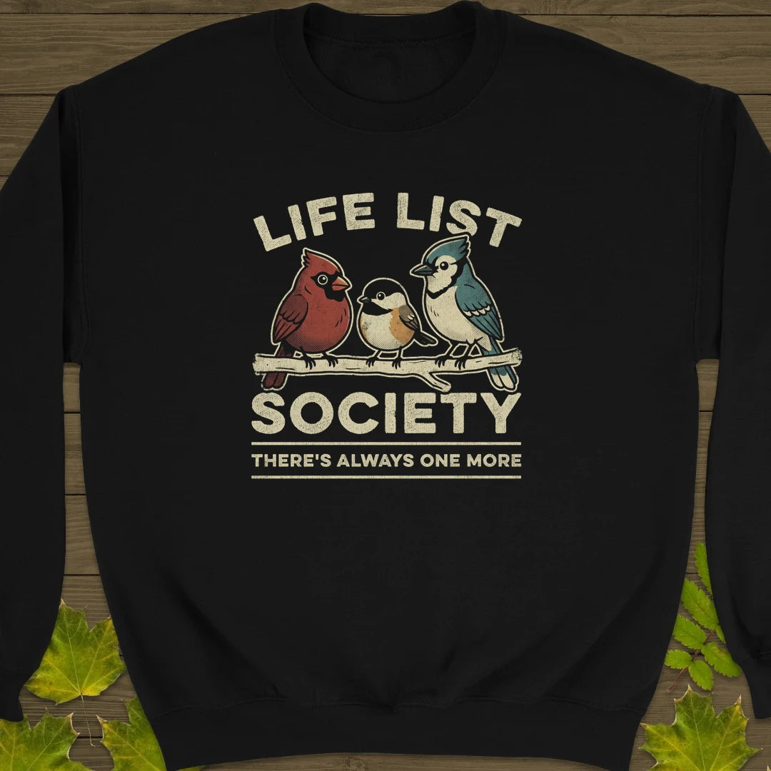 Life List Society Sweatshirt Black