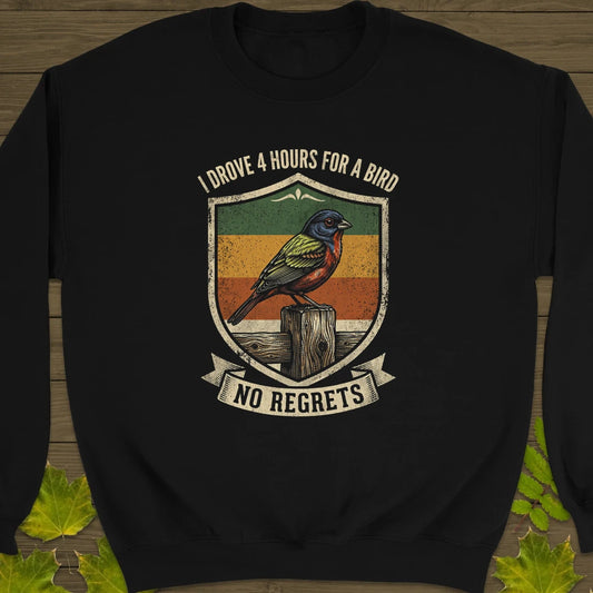 No Regrets Sweatshirt Black