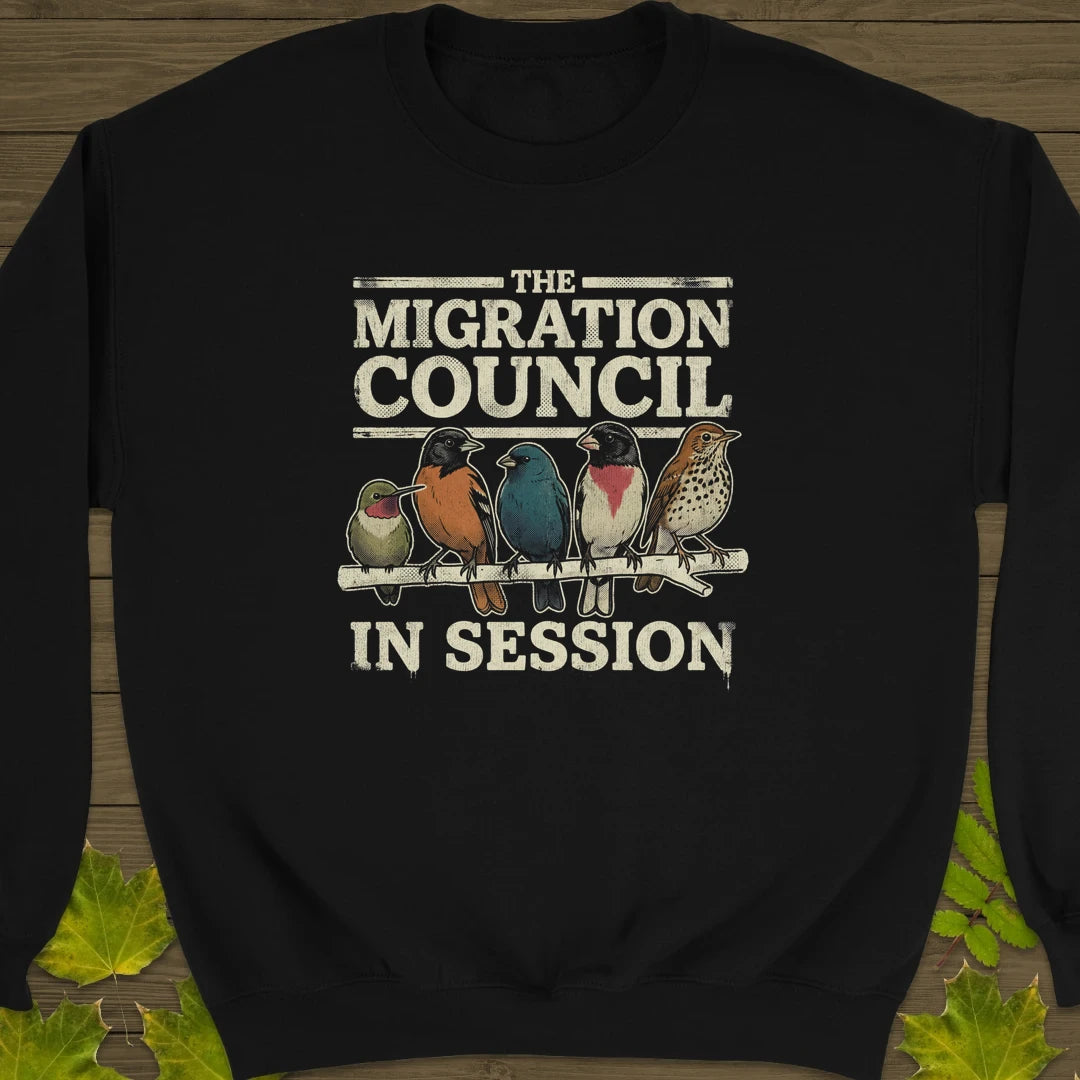 Council Meeting Sweatshirt Black