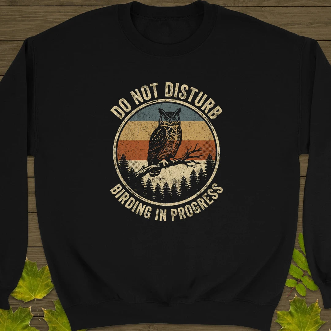 Do Not Disturb Sweatshirt Black
