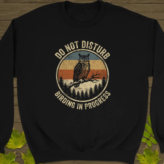 Do Not Disturb Sweatshirt Black