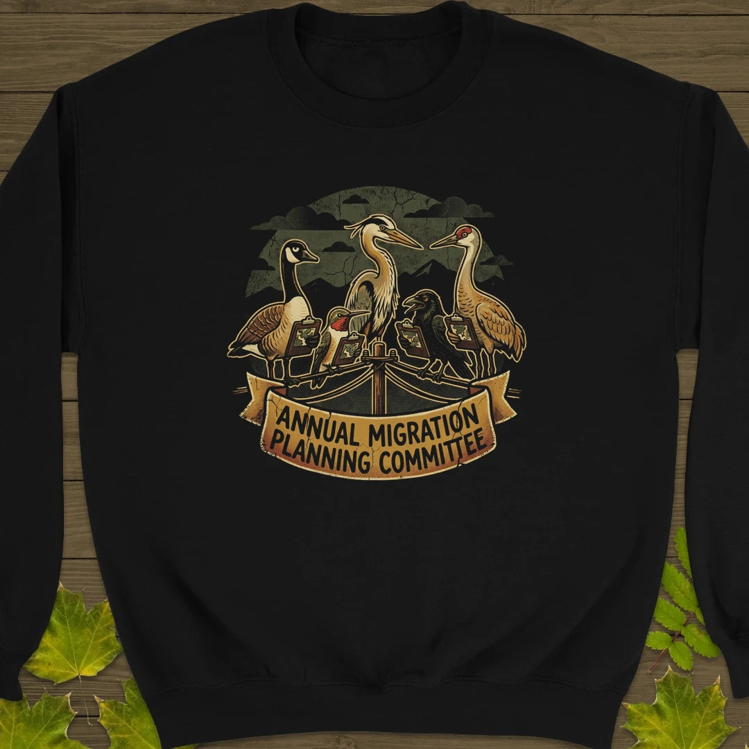 Migration Committee Sweatshirt Black