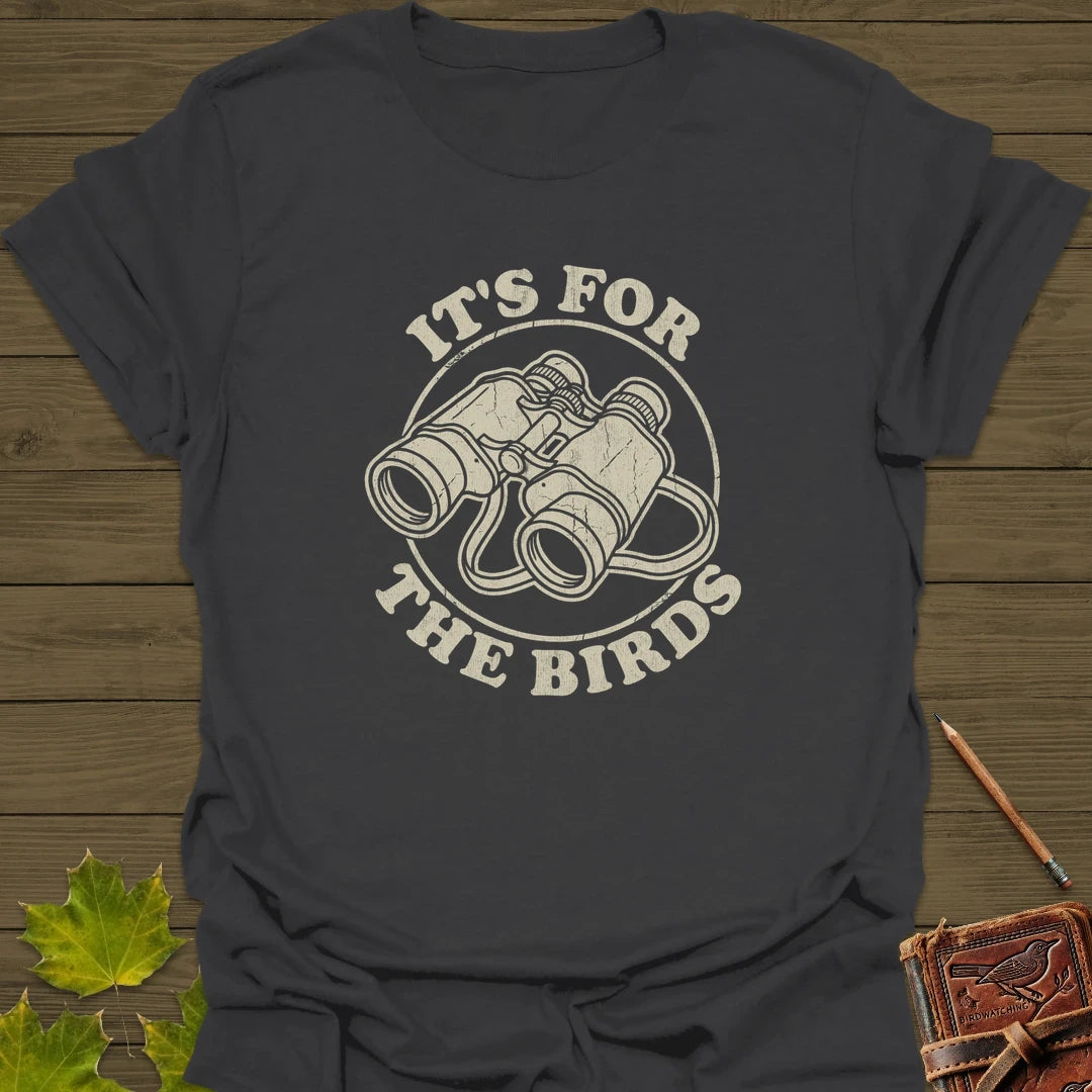 For The Birds T-Shirt Charcoal
