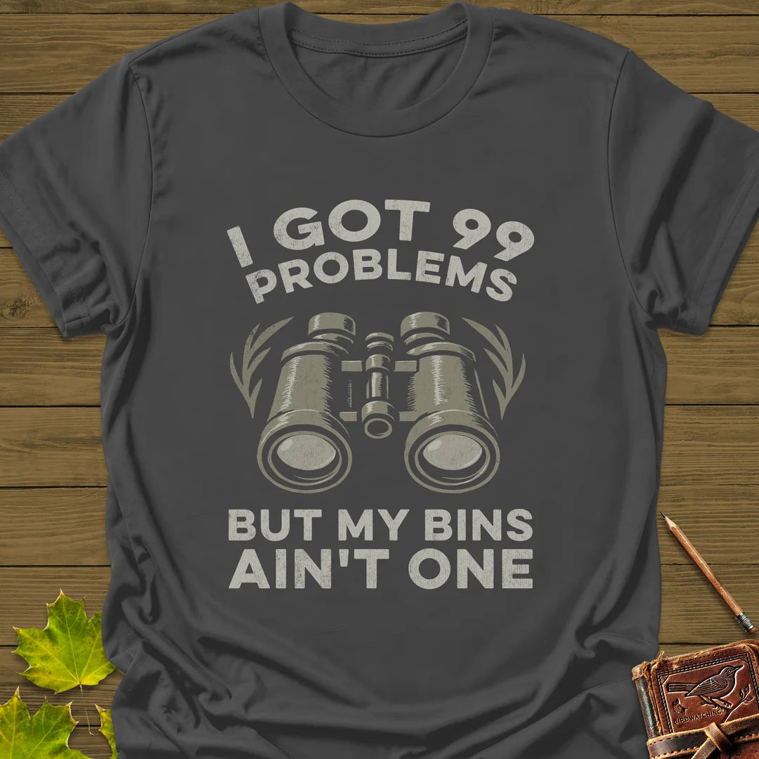 99 Problems T-Shirt in Charcoal