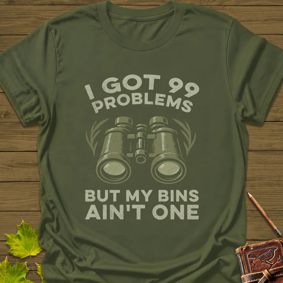 99 Problems T-Shirt in Military Green