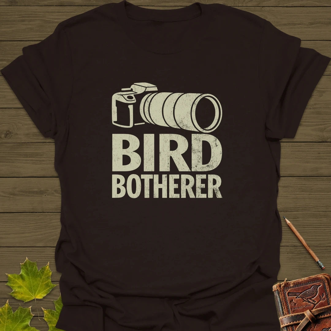 Bird Botherer T-Shirt Dark Chocolate