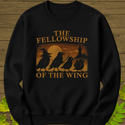 Fellowship Of The Wing Sweatshirt in Black