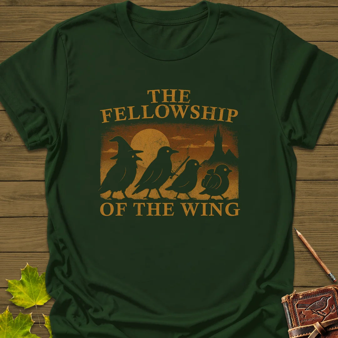 Fellowship Of The Wing T-Shirt in Forest Green