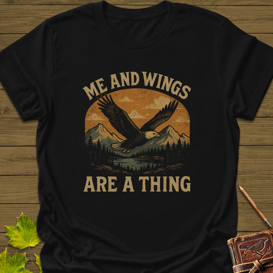 Me and Wings T-Shirt in Black