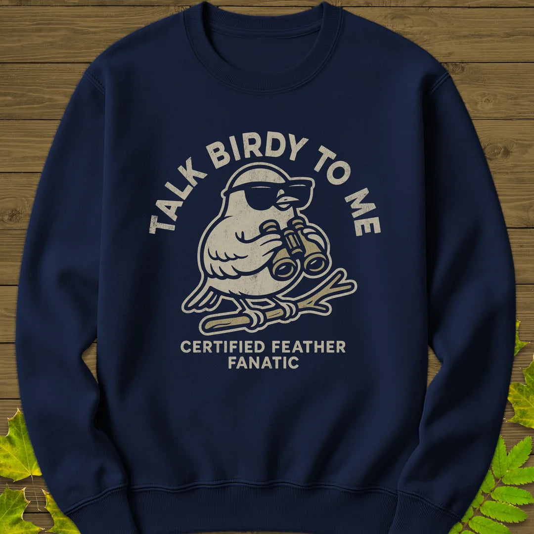 Talk Birdy Sweatshirt in Navy