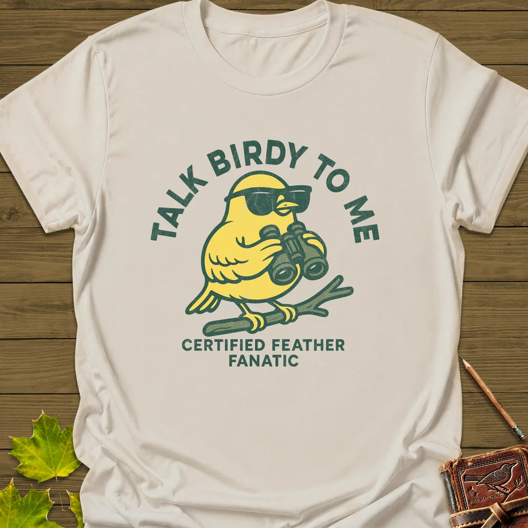 Talk Birdy T-Shirt in Natural